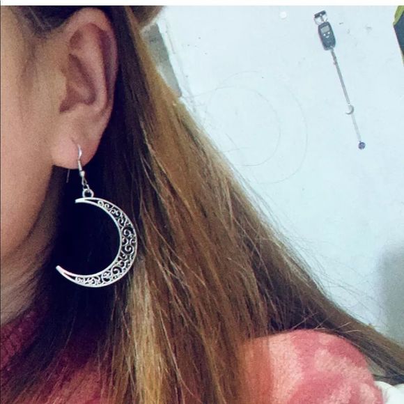 Moon Drop Earrings - Picture 5 of 6